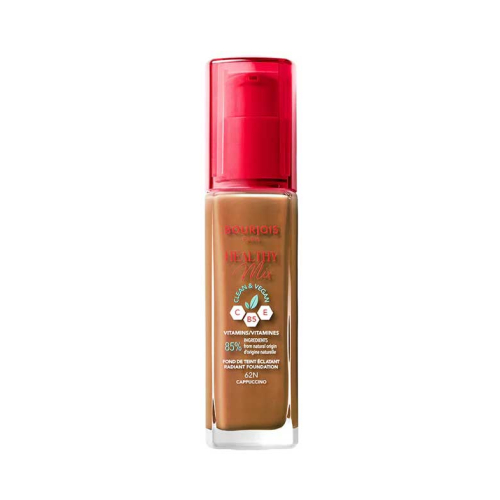 Bourjois - Fond de teint Healthy Mix Clean Foundation - 62N: Cappuccino