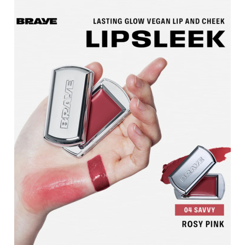 Braye - Baume pour les lèvres et les joues Lipsleek - 04: Savy