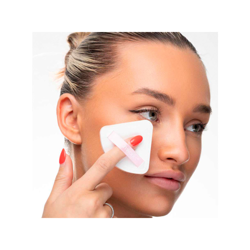 Brushworks  - Duo de bouffées de maquillage triangulaires rembourrées