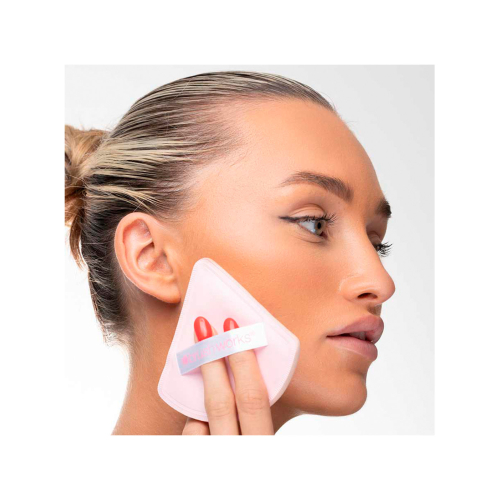 Brushworks  - Duo de bouffées de maquillage triangulaires rembourrées