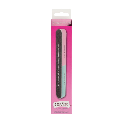 BrushWorks - Lime à ongles 6 Way Shaoe & Shine Buffer