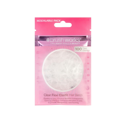 Brushworks - Pack de bandes élastiques transparentes