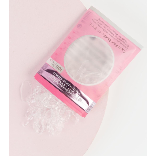 Brushworks - Pack de bandes élastiques transparentes