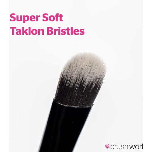 Brushworks - Pinceau pour les yeux Flat Eye - Nº 18
