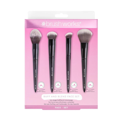 Brushworks - Ensemble de pinceaux Buff and Blend Face Set