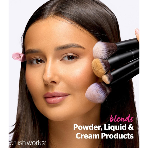 Brushworks - Ensemble de pinceaux Buff and Blend Face Set