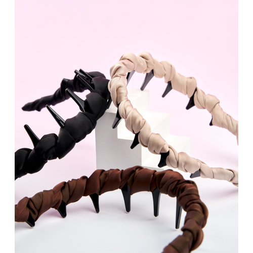 Brushworks - Ensemble de diadèmes Ribbon Zig Zag