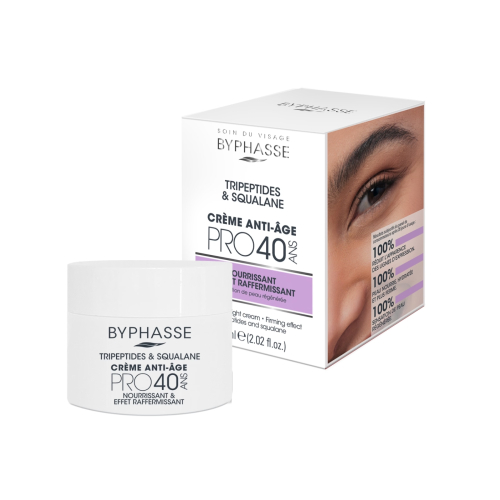 Byphasse - Crème anti-âge PRO40 ans Perle et caviar