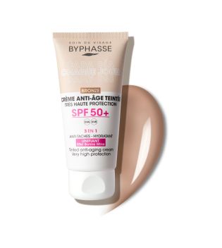 Byphasse - Crème visage teintée anti-âge SPF 50+ - Bronze