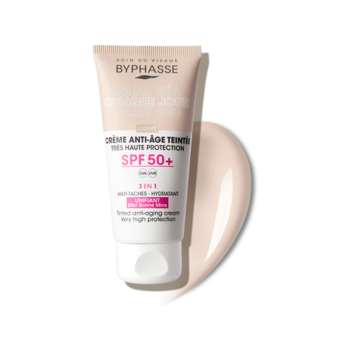 Byphasse - Crème visage teintée anti-âge SPF 50+ - Light
