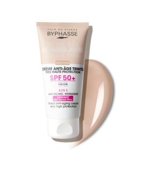 Byphasse - Crème visage teintée anti-âge SPF 50+ - Medium