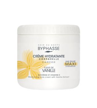 Byphasse - Crème corps hydratante - Extrait de vanille