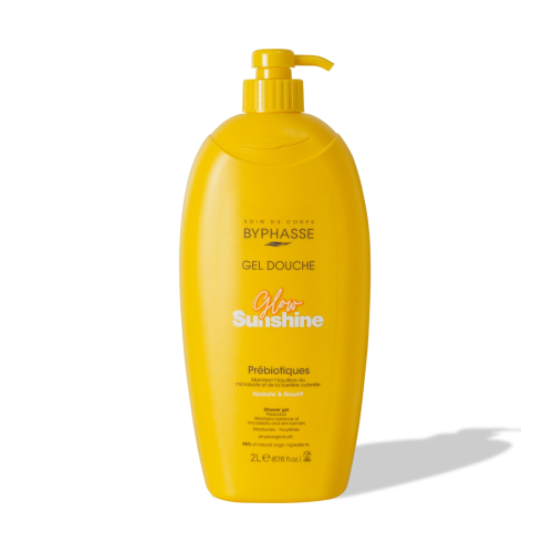 Byphasse - Gel douche Prébiotiques 2L - Glow Sunshine