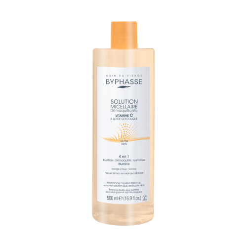 Byphasse - Solution nettoyante micellaire Glow Skin 500 ml - Vitamine C
