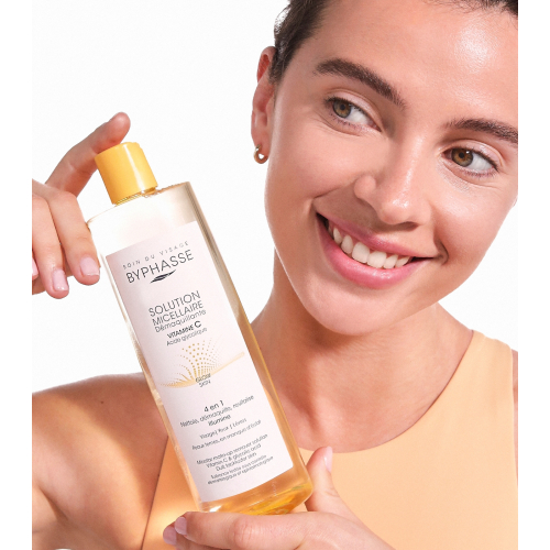 Byphasse - Solution nettoyante micellaire Glow Skin 500 ml - Vitamine C