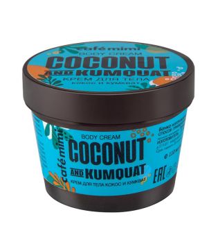 Café Mimi - Crème Corporelle Noix de Coco et Kumquat