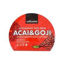 Café Mimi - Masque antioxydant en tissu - Acai & Goji