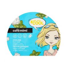 Café Mimi - Masque visage en tissu - Effet froid