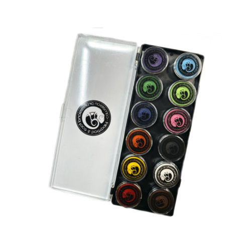 Cameleon - Palette de maquillage 12 tons aquacolor