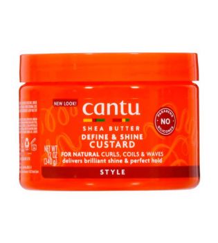 Cantu - *Shea Butter for Natural Hair* - Gel définissant les boucles Define & Shine Custard