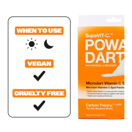 Carbon Theory - *SupaVIT-C* - Patchs anti-imperfections Powa Dart - 9 unités