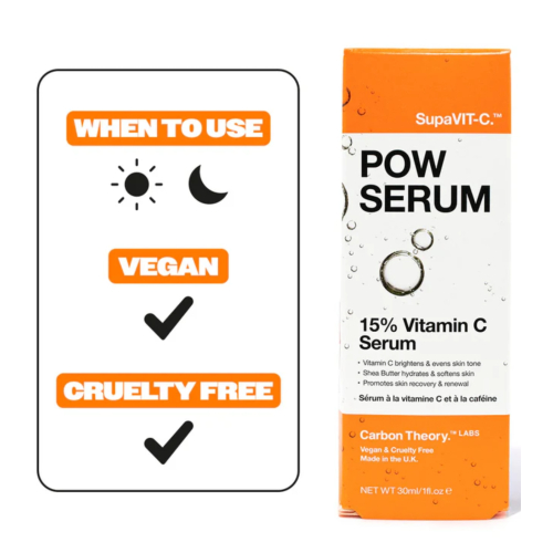 Carbon Theory - *SupaVIT-C* - Sérum visage avec 15 % de vitamine C Pow Serum