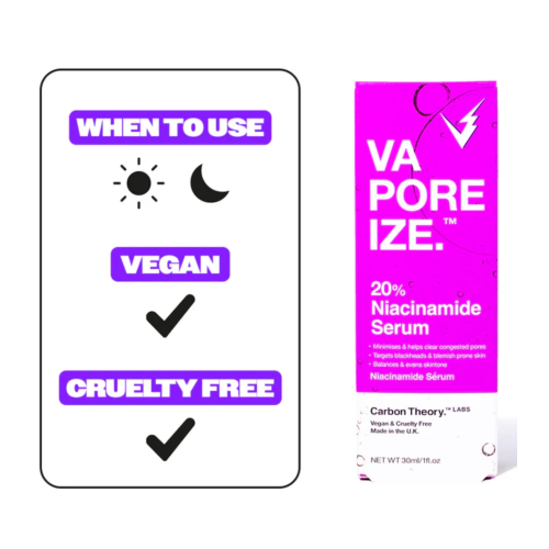 Carbon Theory - *VaPOREize* - Sérum visage avec niacinamide 20 %