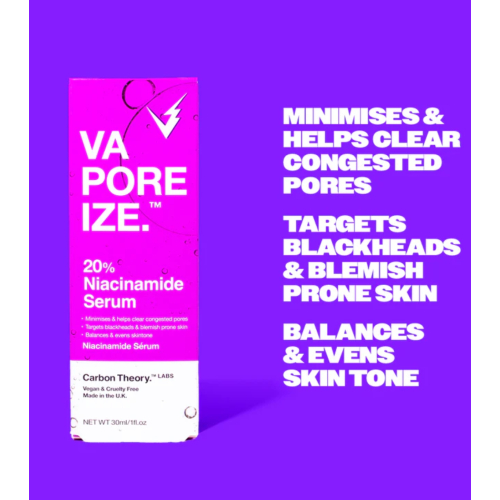 Carbon Theory - *VaPOREize* - Sérum visage avec niacinamide 20 %