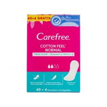 Carefree - Protège-slips Fresh Fragrance Cotton Feel - 40+4 unités