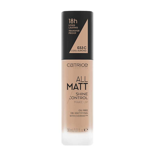 Catrice - Fond de teint All Matt Shine Control - 033C: Cool Almond