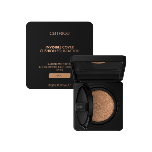 Catrice - *Glass Cloud* - Base de maquillage Invisible Cover Cushion Foundation - C042C