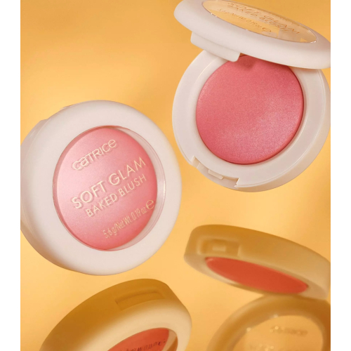 Catrice - Fard à joues poudre Soft Glam Baked Blush - 010 : On Cloud Pink