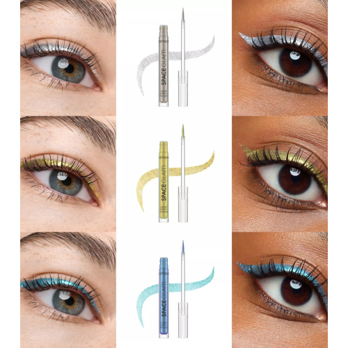 Catrice - Eyeliner Space Glam Liquid Effect - 030: Cosmic Chrome