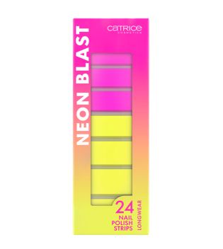 Catrice - Feuilles d'autocollants pour ongles Neon Blast - 010 : Neon Explosion