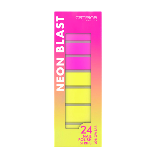 Catrice - Feuilles d'autocollants pour ongles Neon Blast - 010 : Neon Explosion