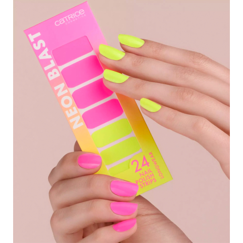 Catrice - Feuilles d'autocollants pour ongles Neon Blast - 010 : Neon Explosion