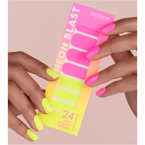 Catrice - Feuilles d'autocollants pour ongles Neon Blast - 010 : Neon Explosion