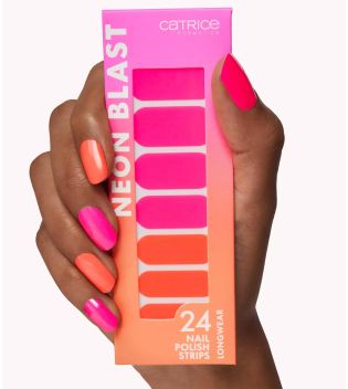 Catrice - Feuilles adhésives pour ongles Neon Blast - 020: Neon Thunder