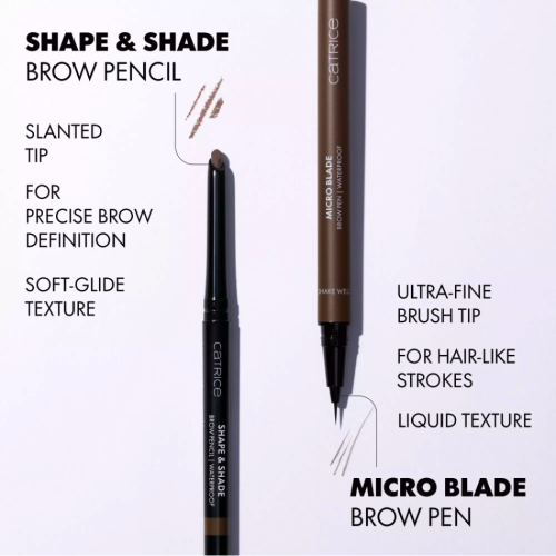 Catrice - Crayon à sourcils waterproof Shape & Shade - 050: Roasted Almond