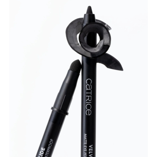 Catrice - Crayon pour les yeux Velvet Glide Matte - 010: Black Stone
