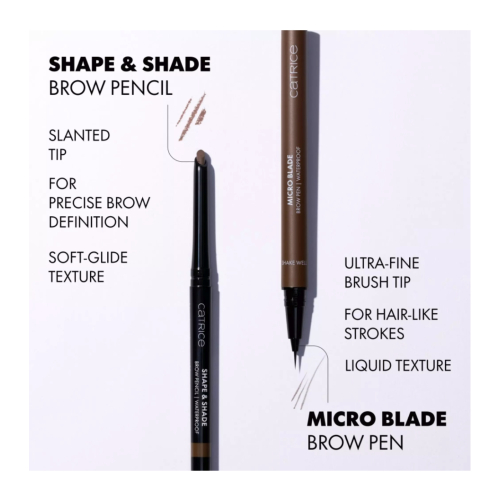 Catrice - Crayon à sourcils waterproof Micro Blade 020: Deep Taupe