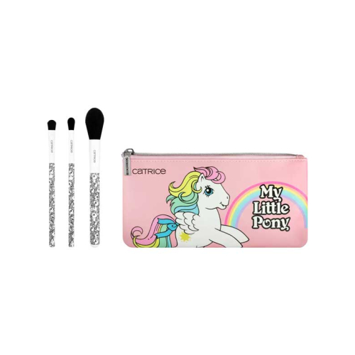Catrice - *My Little Pony* - Ensemble de pinceaux pour le visage et trousse de maquillage