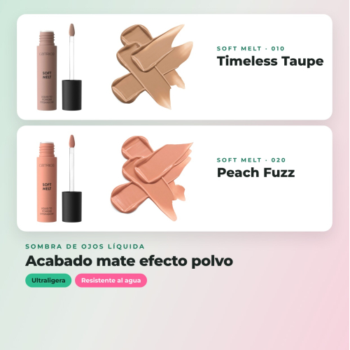 Catrice - Pack de 4 ombres liquides liquid to powder Soft Melt