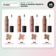 Catrice - Pack de 4 ombres liquides liquid to powder Soft Melt