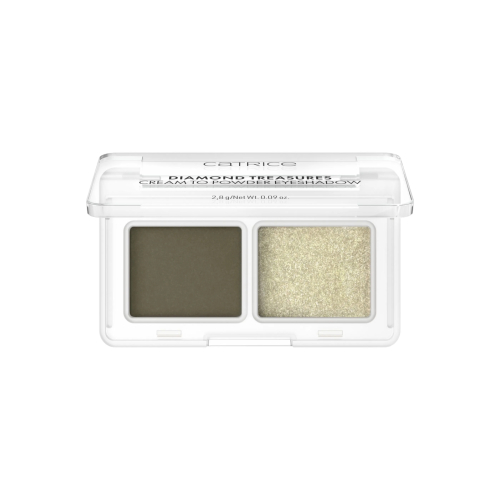 Catrice - Palette de fards à paupières crème en poudre Diamond Treasures - 040: Olive Twinkle