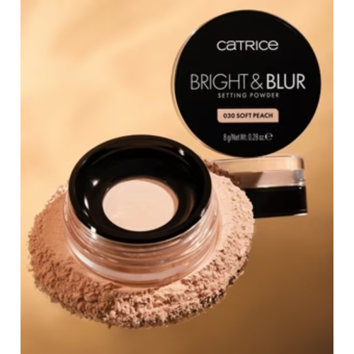 Catrice  - Poudre libre fixatrice Bright & Blur - 030: Soft Peach