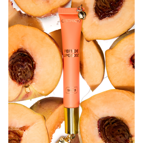 Catrice - *The Summer Edit* - Gloss à lèvres Peptide SPF25 - C03: Peach Iced Tea