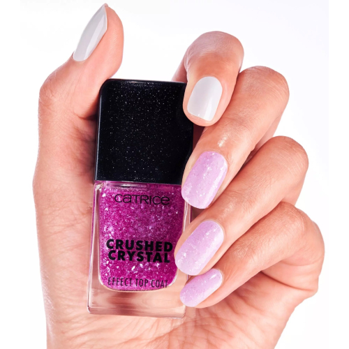 Catrice - Top Coat Effet Cristal Broyé - 010 : Amethyst Aura