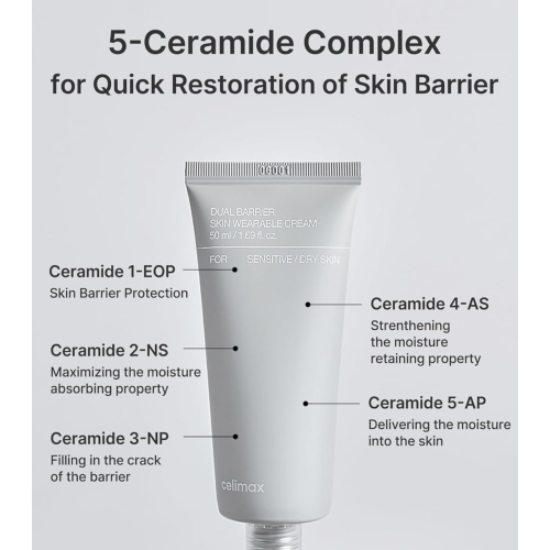 Celimax - *Dual Barrier* - Crème réparatrice Dual Barrier Skin Wearable