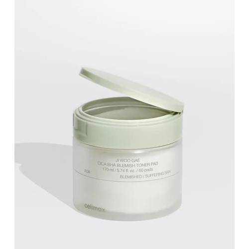 Celimax - *Ji Woo Gae* - Tampons exfoliants CICA BHA Blemish Toner Pad - 60 pads